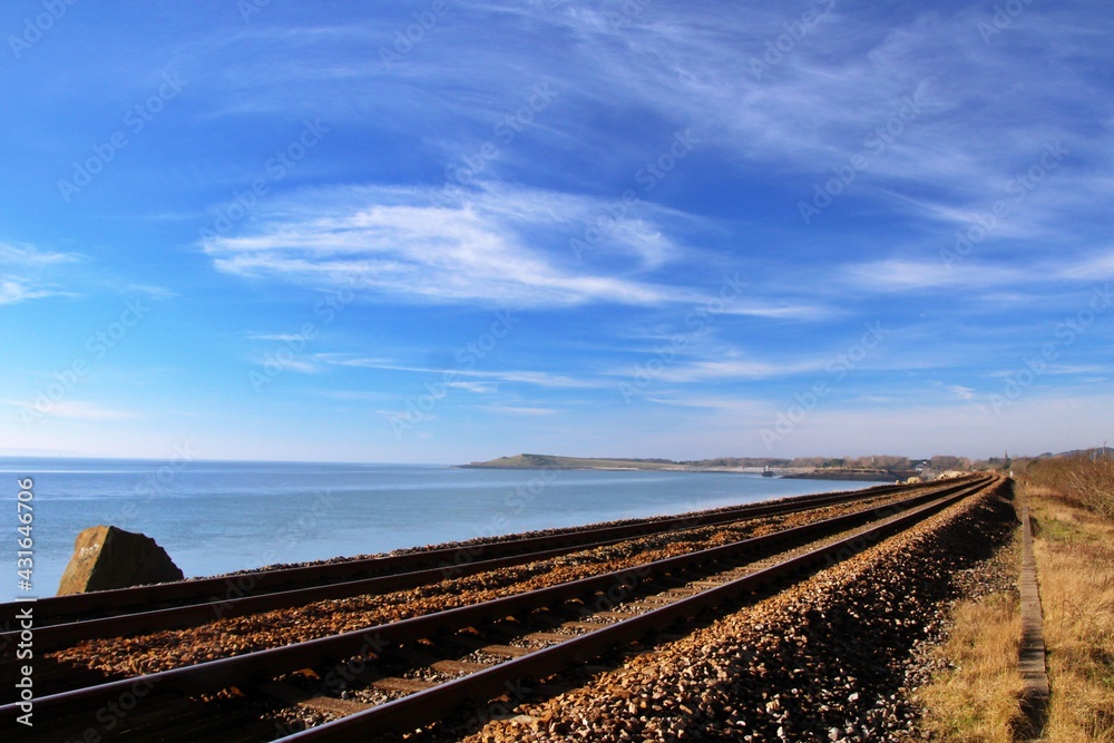 railway in the countryside