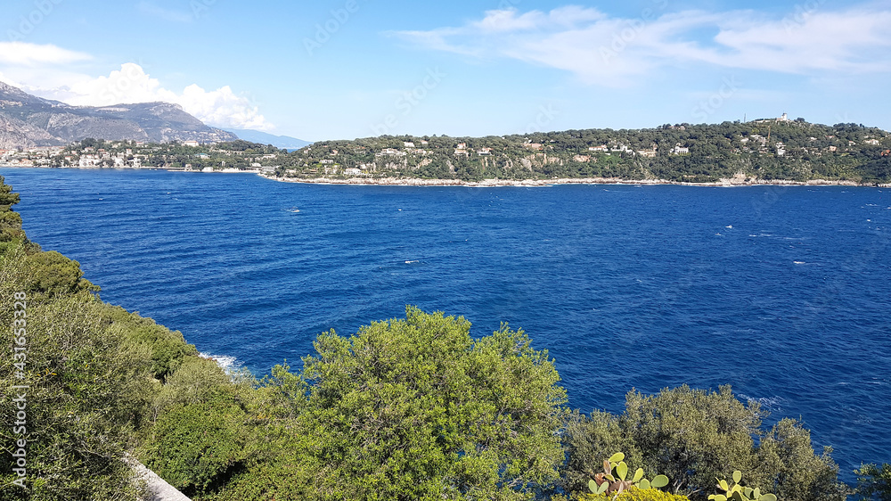 View of Villefranche-sur-mer, French riviera