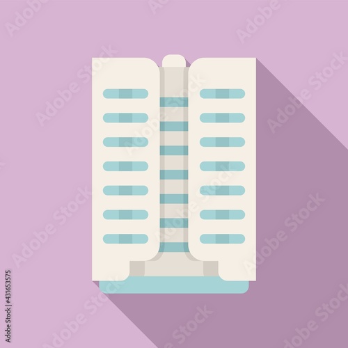 Mosquito trap icon, flat style