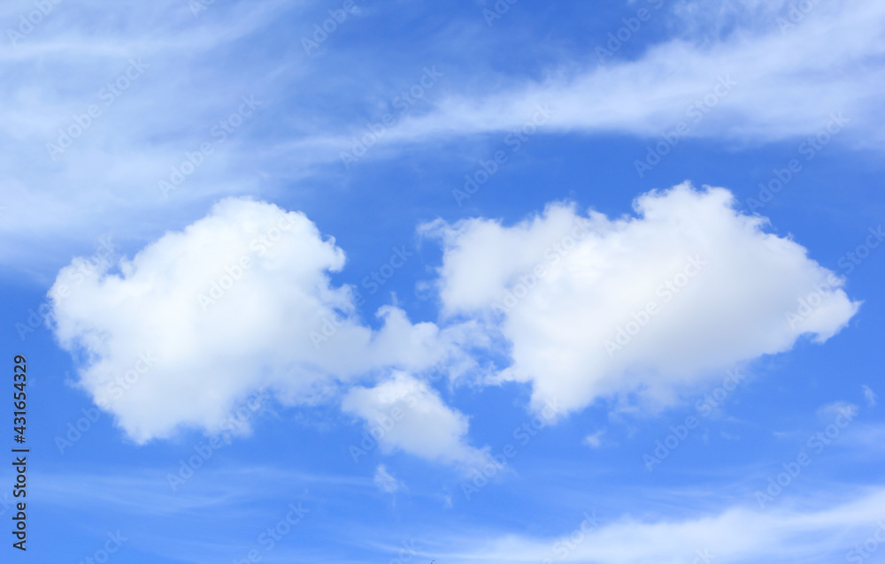 Obraz premium blue sky with clouds