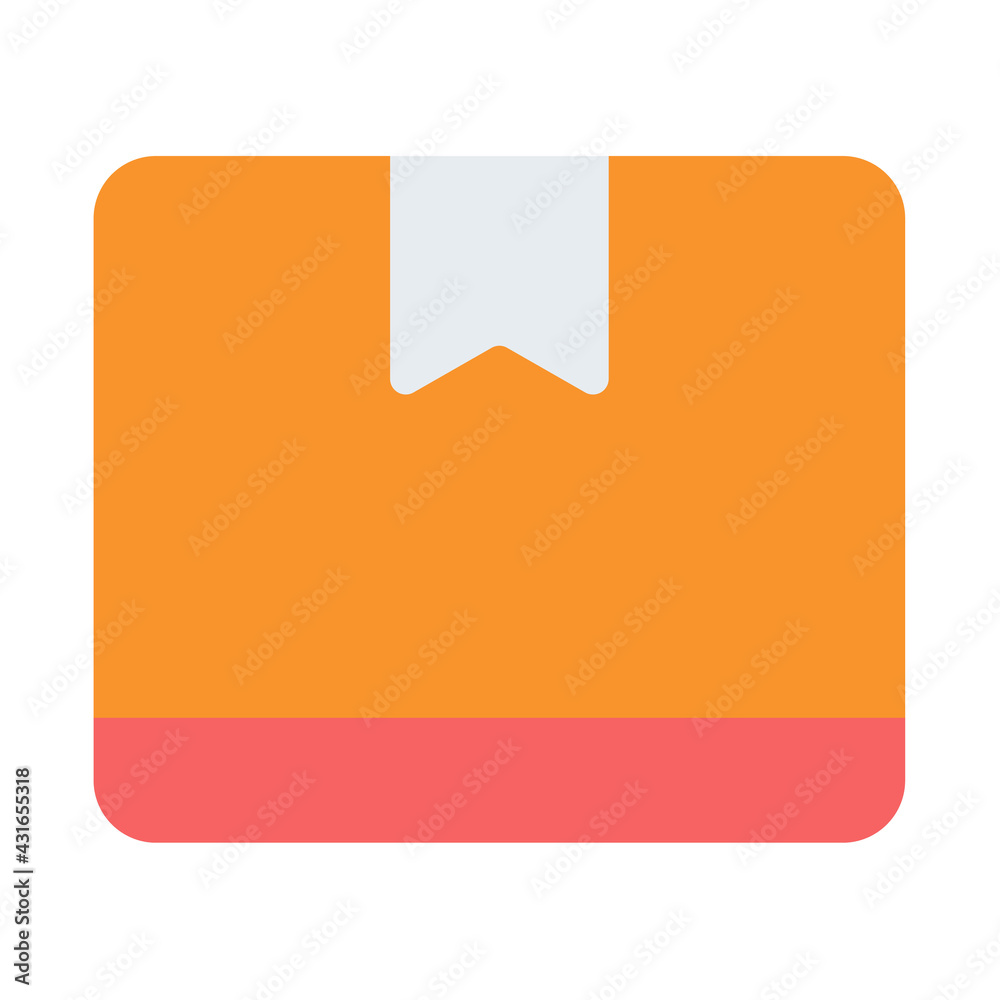 product package item box single isolated icon with flat style product package item box single isolated icon with flat style