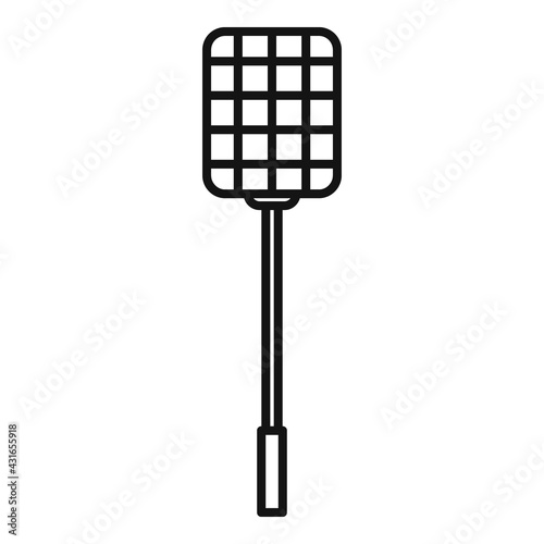Handle insect stick icon, outline style