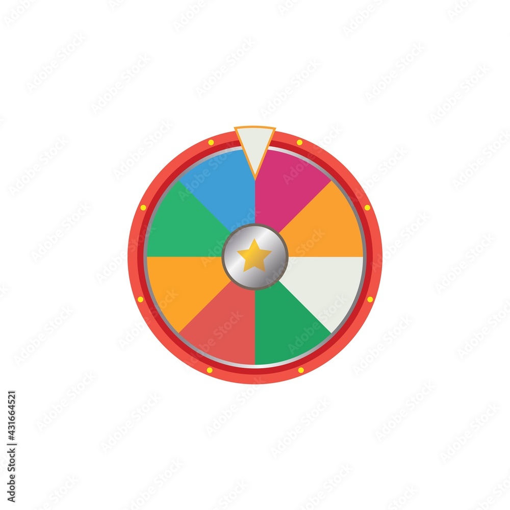 lucky wheel icon vector illustration design lucky wheel icon vector illustration design
