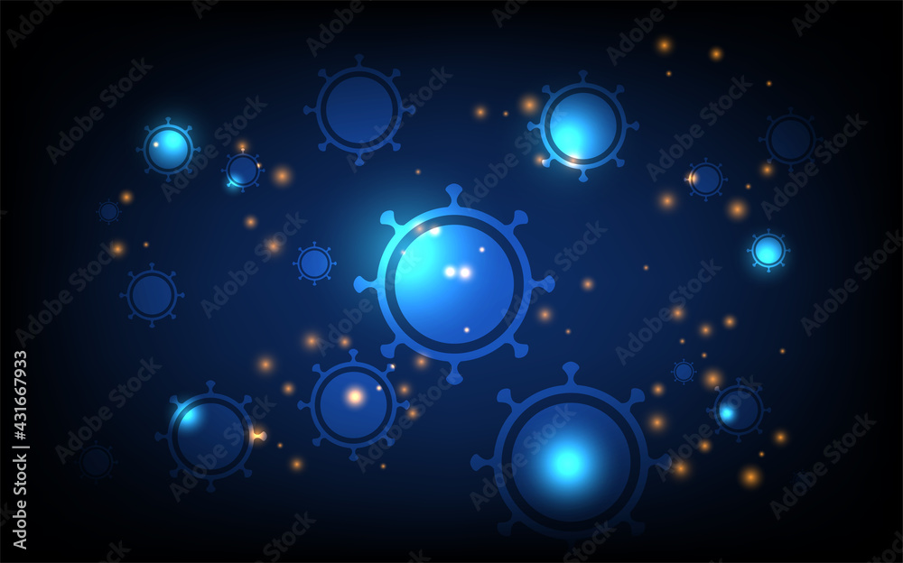 covid 19 background, Overall condition corona virus , futuristic digital innovation background vector illustration covid 19 background, Overall condition corona virus , futuristic digital innovation background vector illustration