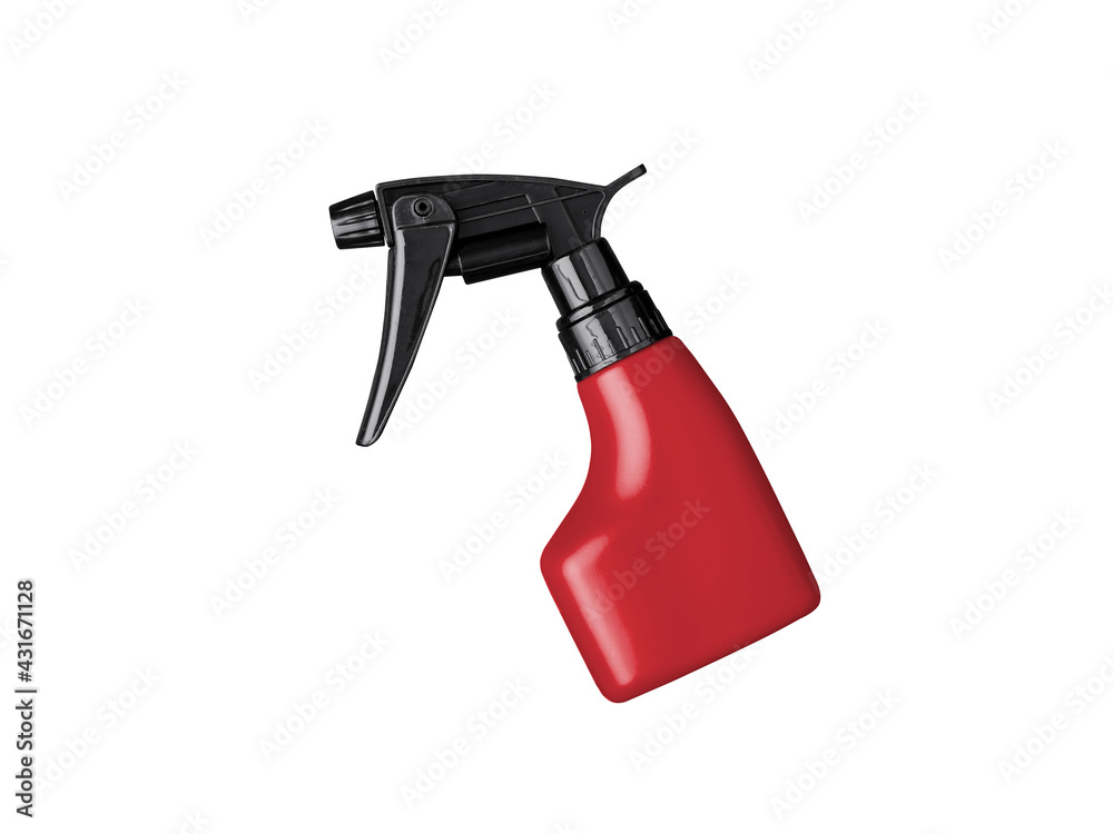 Hand sprayer, for the maintenance of flowers or plants from pests or fungi. Isolated background Hand sprayer, for the maintenance of flowers or plants from pests or fungi. Isolated background
