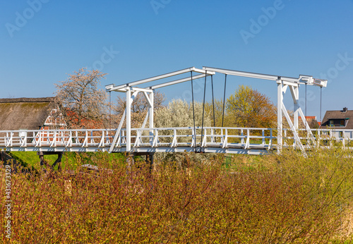 Wallpaper Mural Historic wooden drawbridge at Steinkirchen, Altes Land region, Lower Saxony, Germany Torontodigital.ca