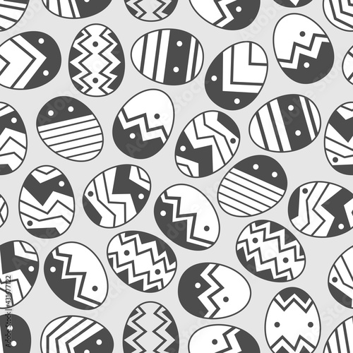 Vector doodle easter egg se...