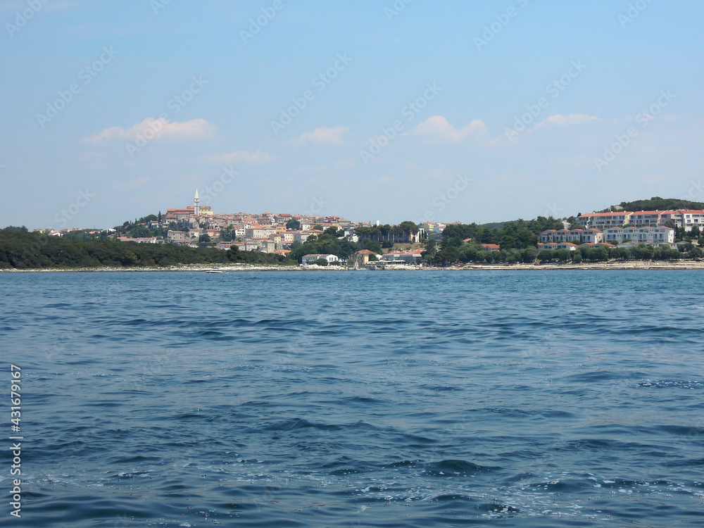 Landscape of Adriatic sea - Vrsar, Croatia