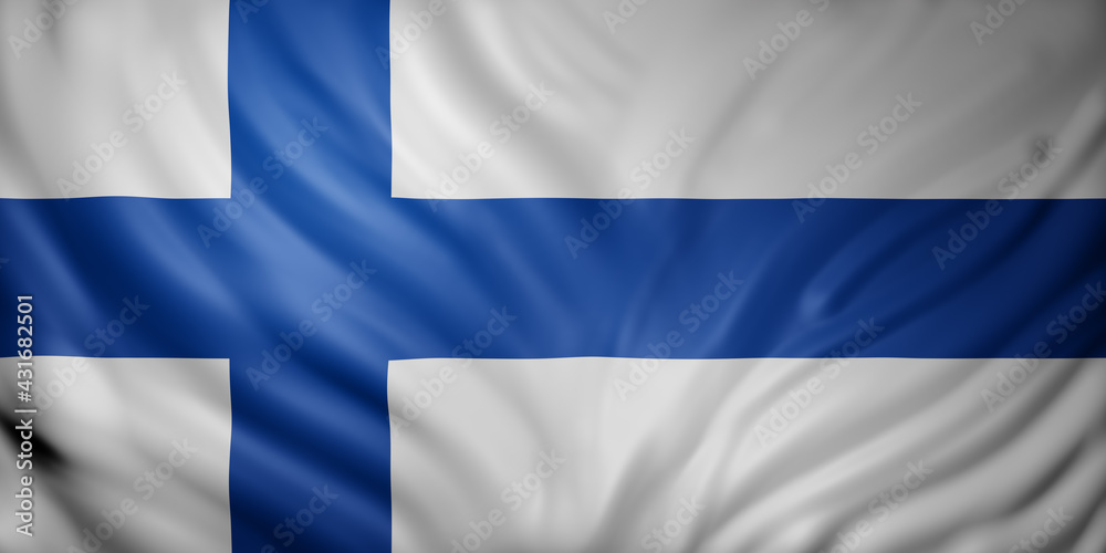 Finland 3d flag