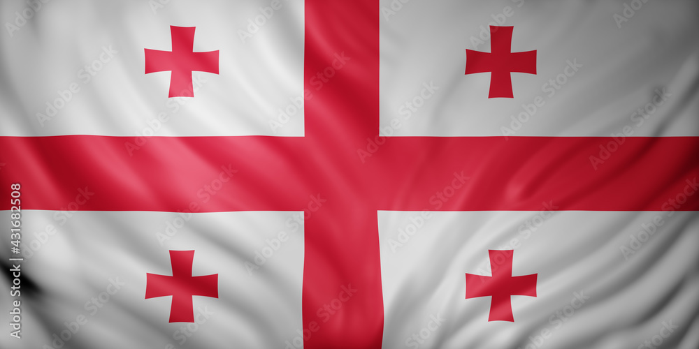 Georgia 3d flag