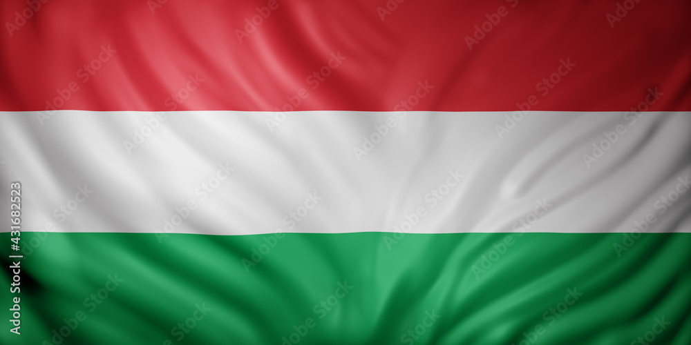 Hungary 3d flag