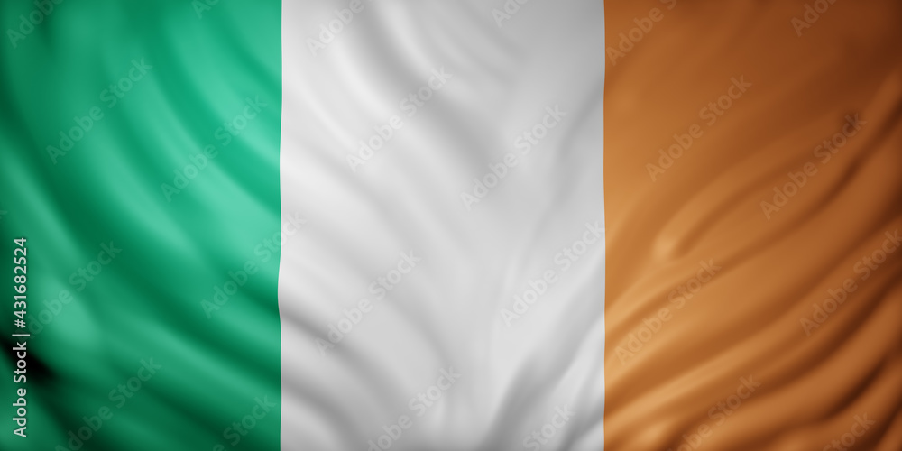 Ireland 3d flag