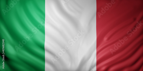 Italy 3d flag