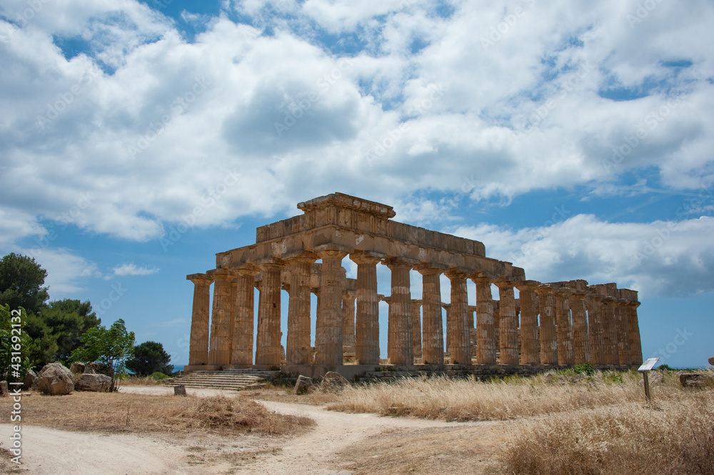 Fototapeta premium Parco archeologico di seminante in sicilia