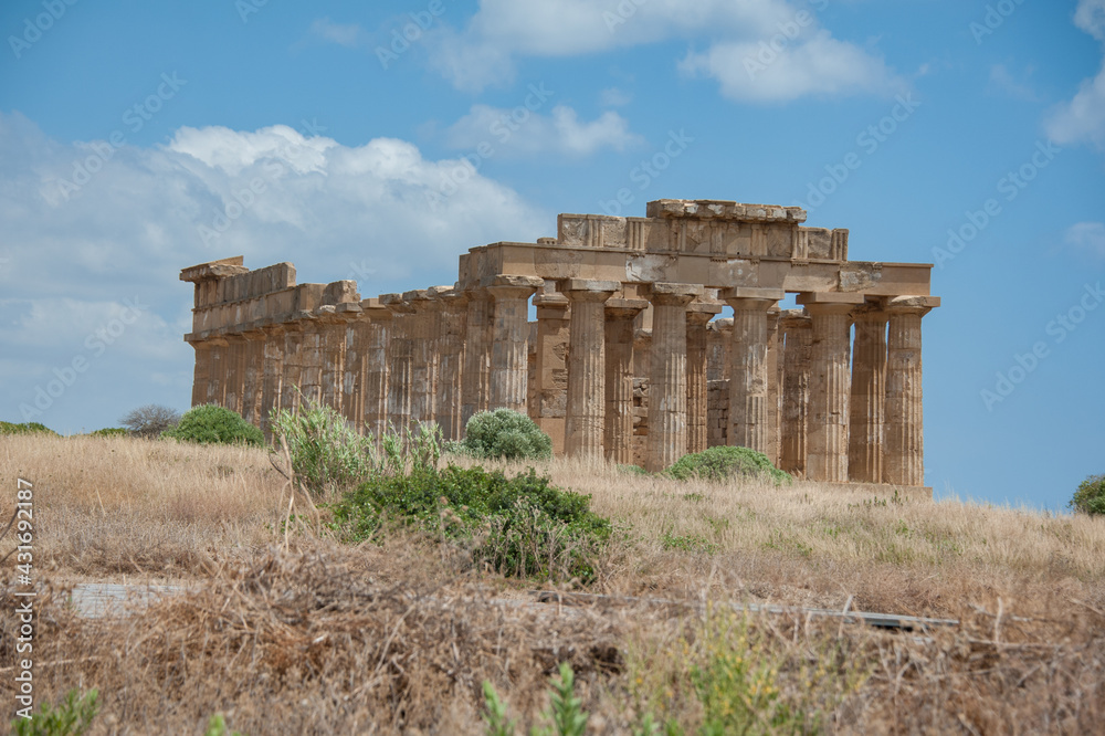 Parco archeologico di seminante in sicilia