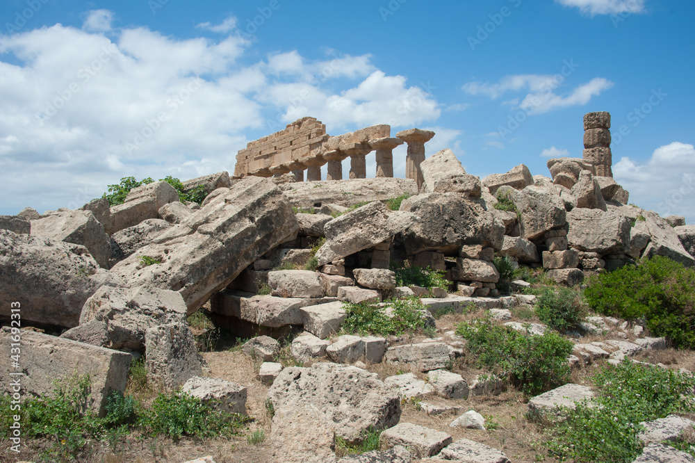 Parco archeologico di seminante in sicilia