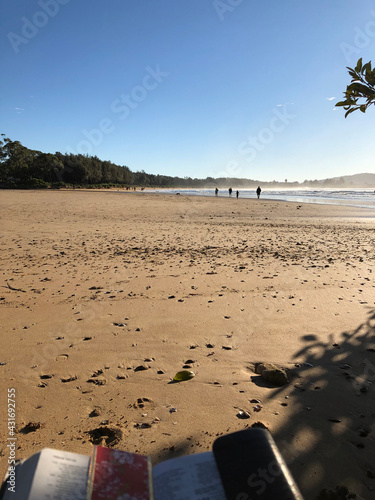 Quiet time at a beach in Umina, portrait