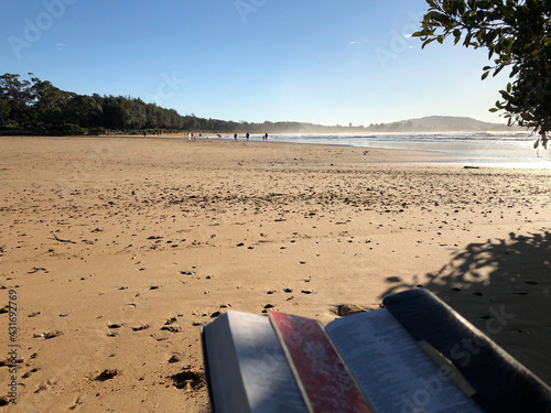 Quiet time at a beach in Umina, landscape