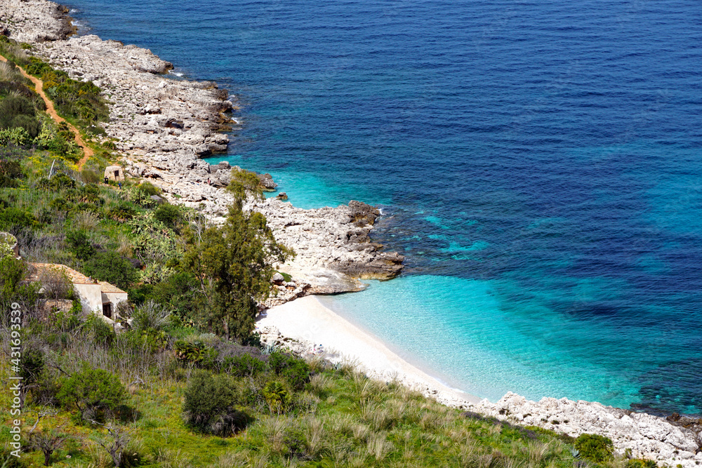 Riserva naturale dello Zingaro, a coastal nature reserve north of Scopello in Sicily