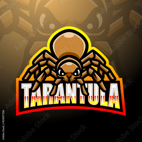 Fototapeta Naklejka Na Ścianę i Meble -  Tarantula mascot esport logo design