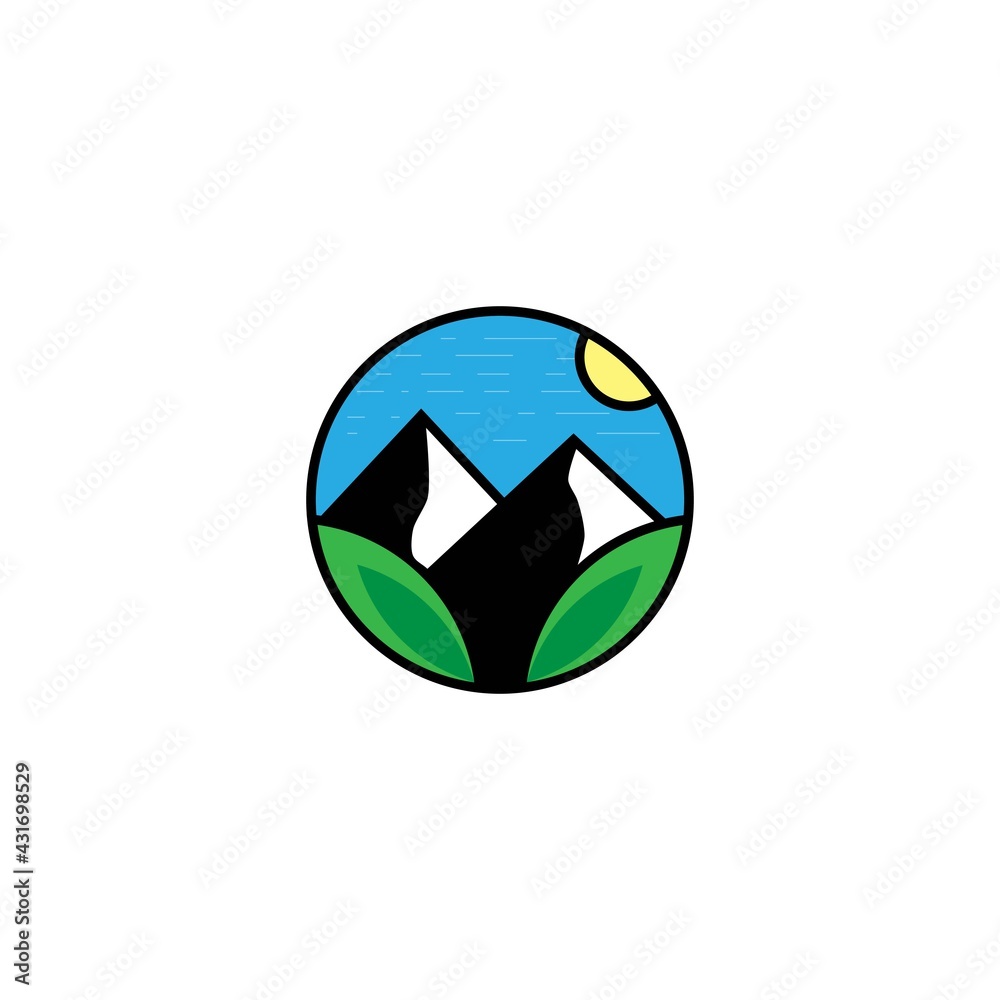 Obraz premium Mountain Illustration