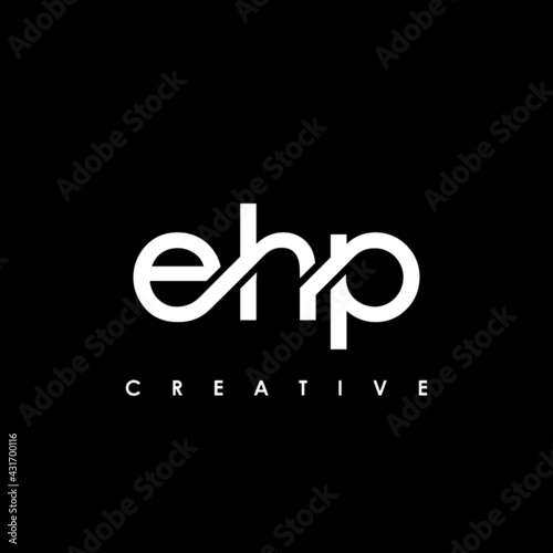 EHP Letter Initial Logo Design Template Vector Illustration