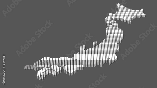 ドット日本地図3Dアニメーション, Dot Japan Map 3D Animation