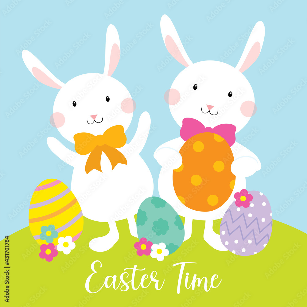 easter bunny greeting card design easter bunny greeting card design