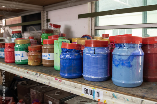multi color ink paint for silk screen printing use at Garment Manufacturers.