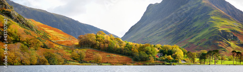 Buttermere lake, located in the Lake District, Cumbria, UK