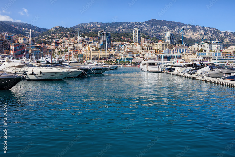 Principality of Monaco City Skyline