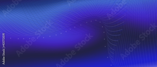 technology concept  Digital image of light rays  stripes lines with blue light  speed and motion blur over dark blue background  seamless  3d  Photoshop  data  wall  graphic light  art  paper