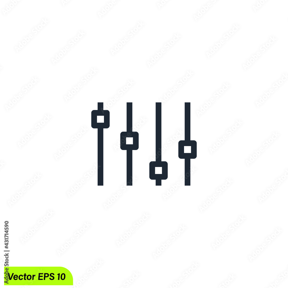 sound mixer icon vector illustration simple design element sound mixer icon vector illustration simple design element
