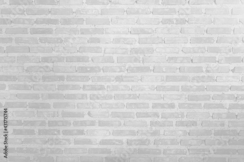 The white brick wall is very beautiful. The softness of the white brick wall in vintage style. The room's masonry wall is soft for a nice background. White walls of the house surface weathered light.
