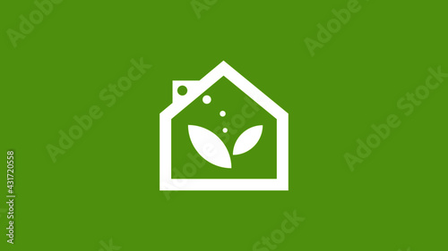 maison écologique illustration