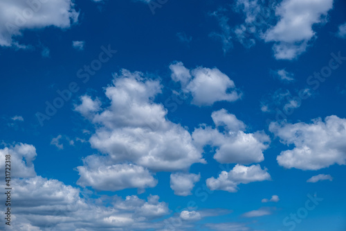 Clouds on blue sky background  abstract cloudscape