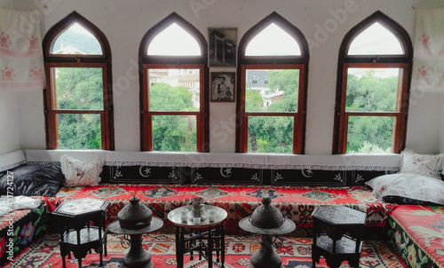Traditional bosnian tea coffee house 