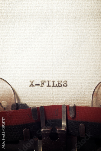 X-files concept view photo