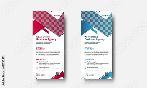 Corporate Dl Flyer Business Rack Card Template