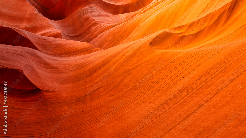 antelope canyon arizona. abstract background and texture sandstone wall in famous canyon antelope usa.