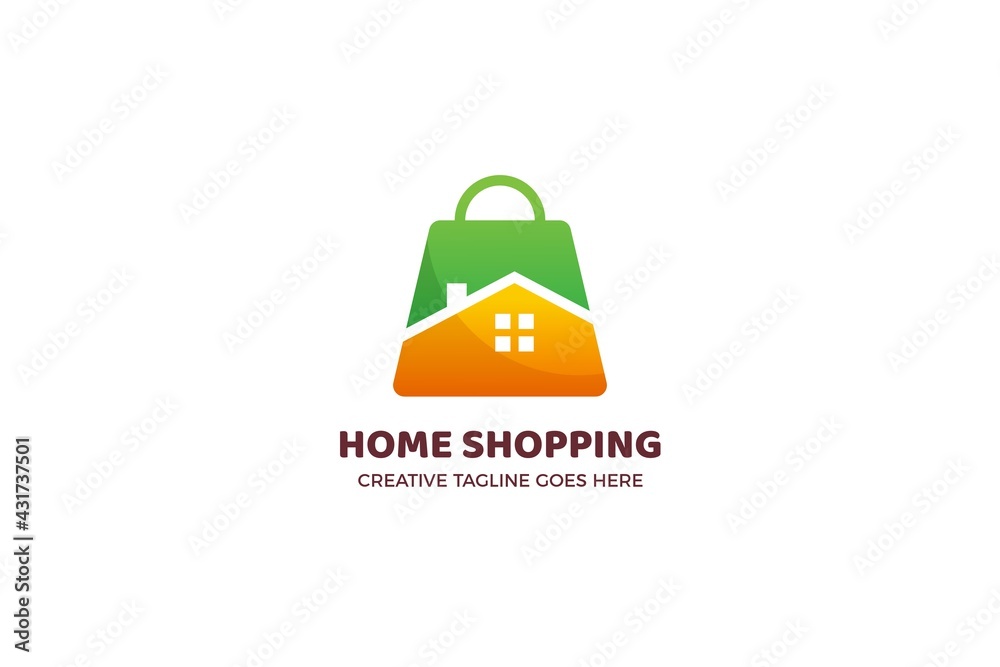 Home Shopping Business Logo Template
