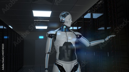 Humanoid Robot Data Center