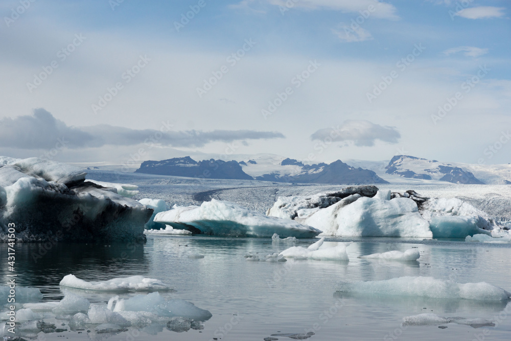 Fototapeta premium Ghiacciaio islandese