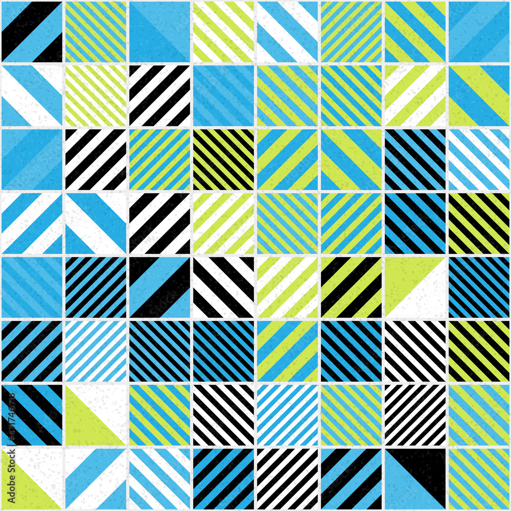 Abstract Geometric Pattern generative computational art illustration