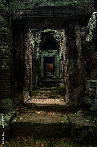 Ancient Buddhist Temple in Asia