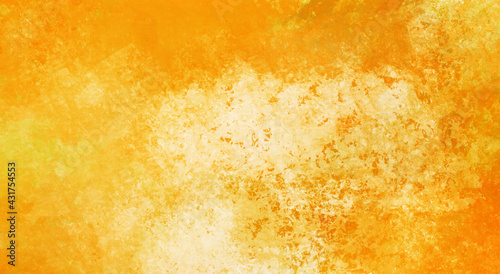手描きのオレンジの水彩背景