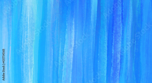 水色の淡い手描き水彩イラスト