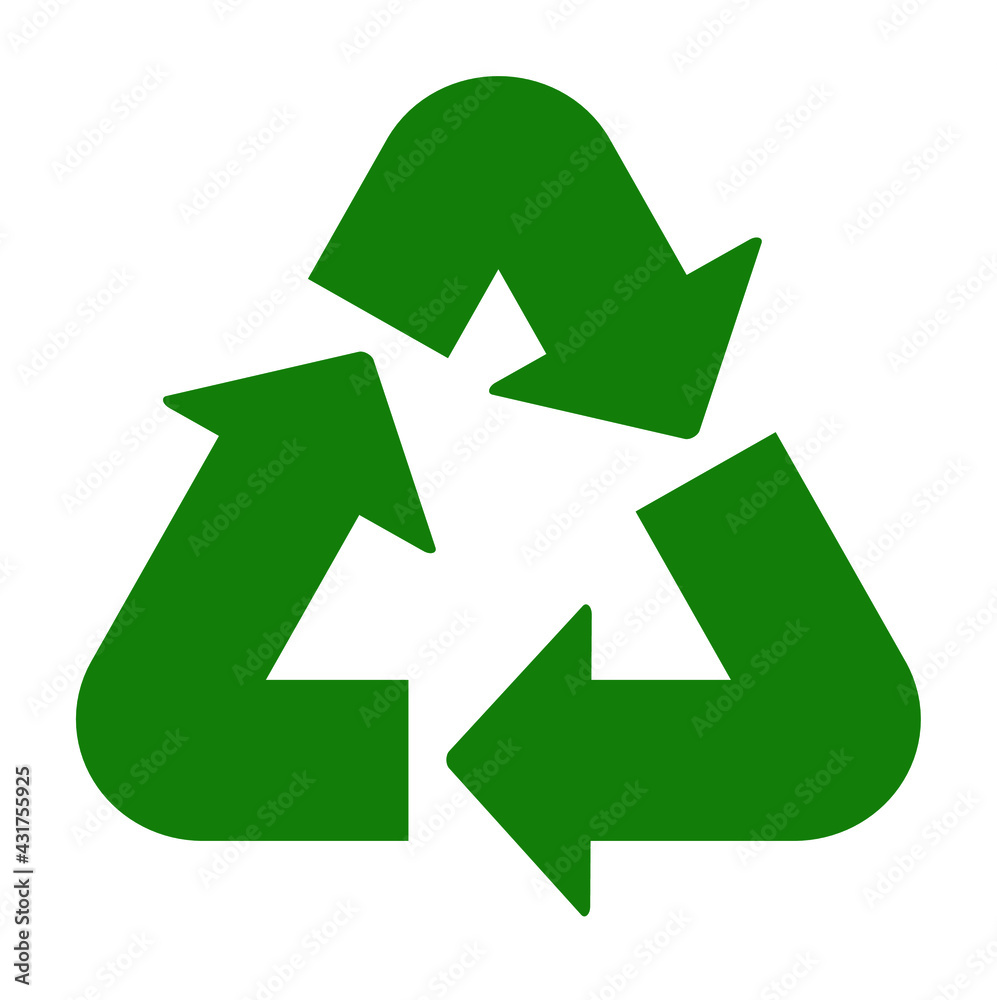 Recycling symbol, web icon, vector Recycling symbol, web icon, vector