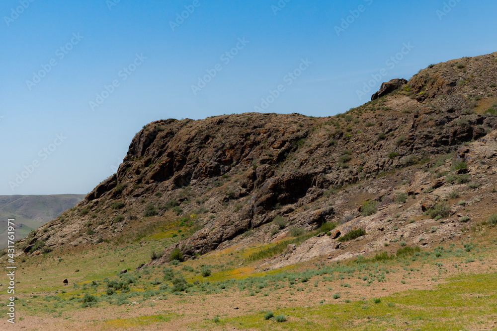 rock against the blue sky. rock rock against the blue sky. rock