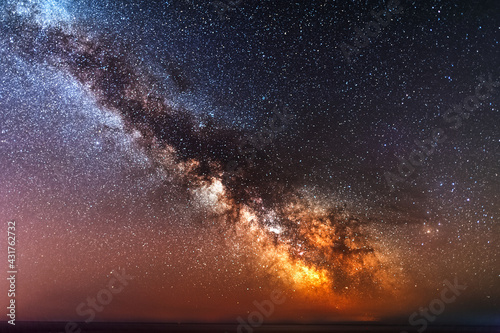 Milkyway Galaxy  Night  Sky